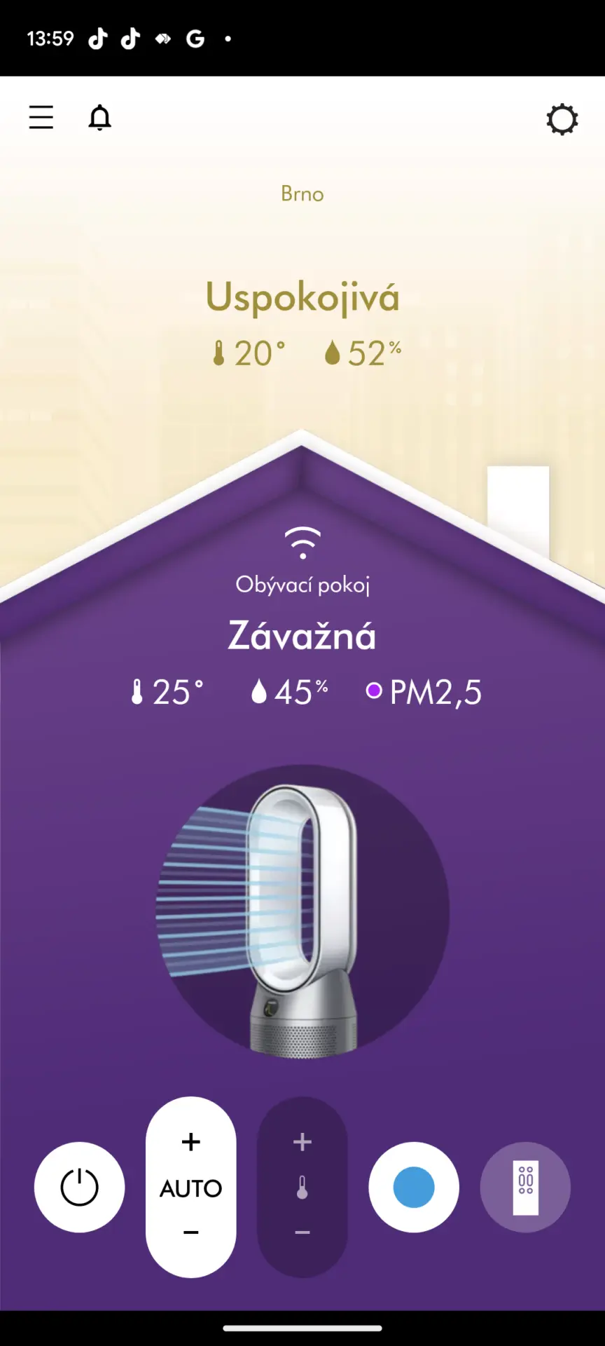 Po vypuštění mlhy byla kvalita vzduchu v místnosti závažná Po vypuštění mlhy byla kvalita vzduchu v místnosti závažná