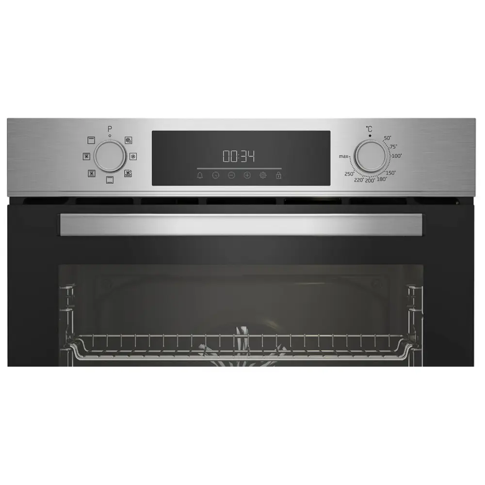 Ovládací panel trouby Obrázek ovládacího panelu trouby Beko BBIM 12300 X
