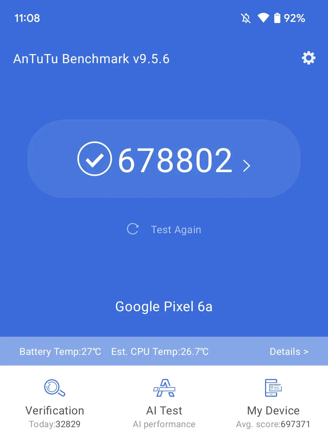 Test výkonu (AnTuTu)