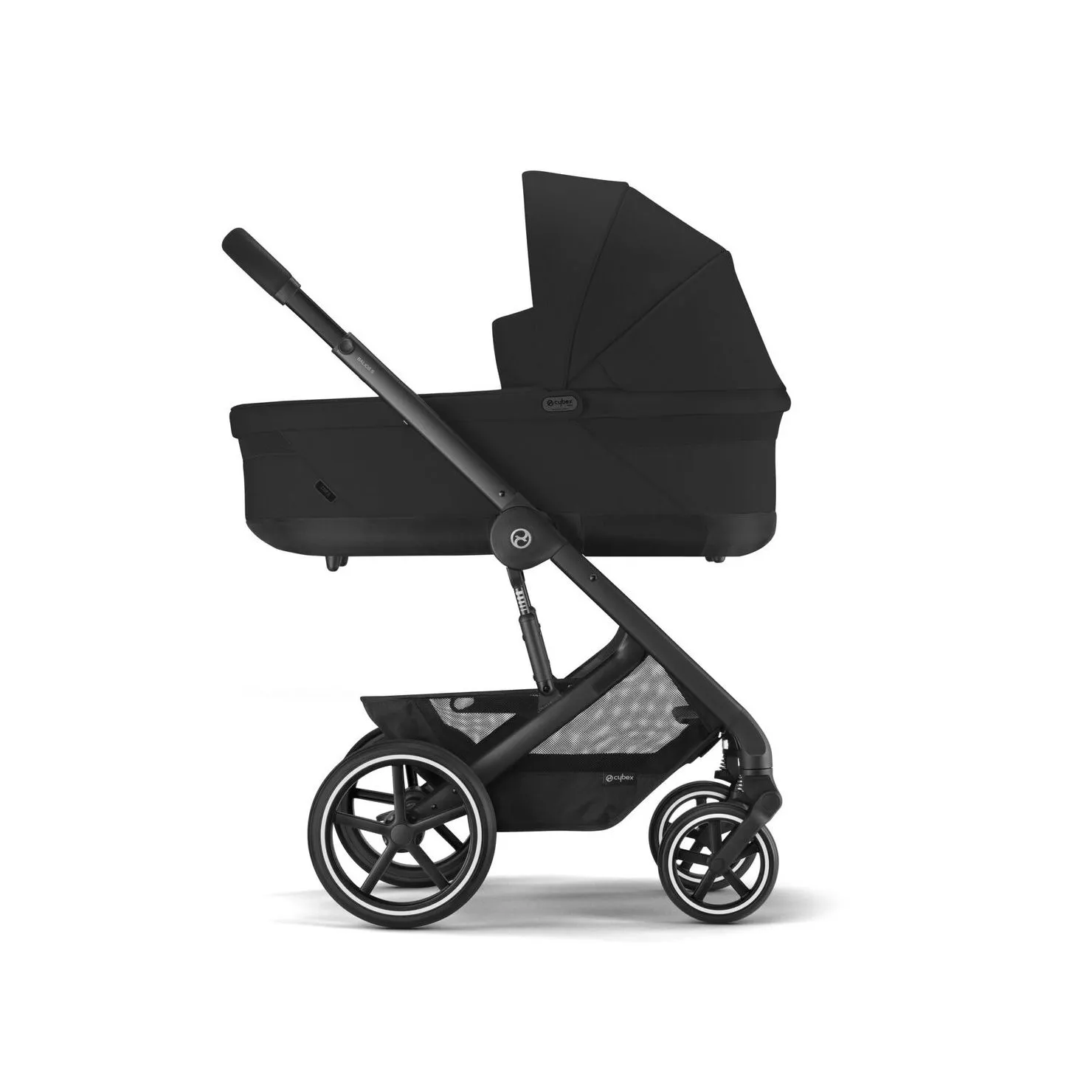 Hluboká korba kočárku Cybex Balios S Lux Obrázek zobrazuje kočárek s hlubokou korbičkou