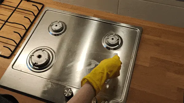 Čištění plynové desky Čištění plynové desky