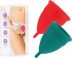Recenze IntimFitness menstruační kalíšky sada zelený 25&nbsp;ml + červený 30&nbsp;ml