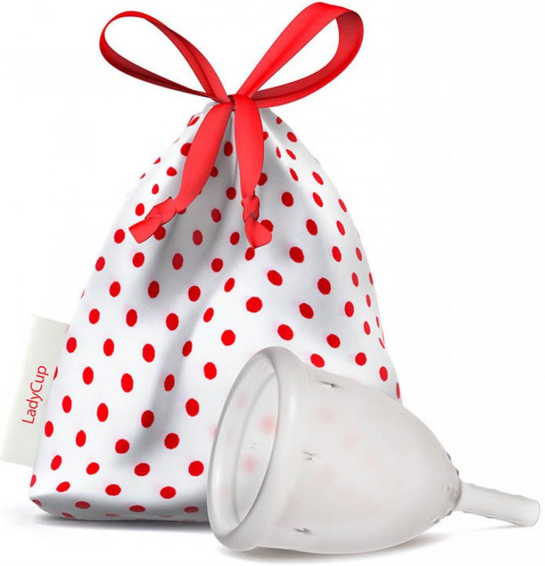 Recenze LadyCup menstruační kalíšek transparent L