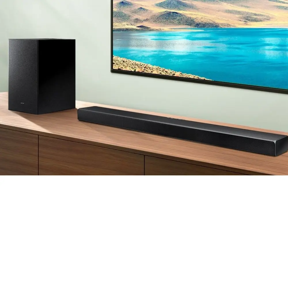 Umístění sounbaru vedle televize