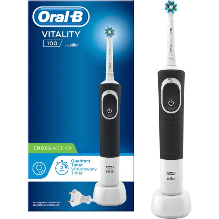 Test Oral-B Vitality CrossAction 100 Black Recenze Oral-B Vitality CrossAction 100 Black