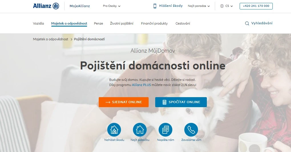 Web pojišťovny Allianz Web pojišťovny Allianz