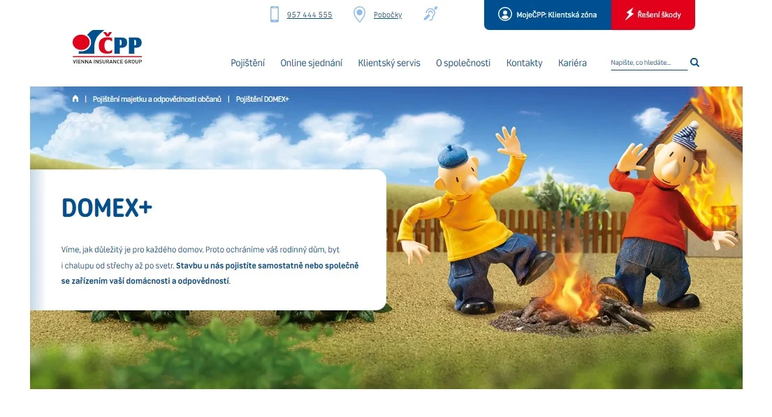 Web pojišťovny ČPP Web pojišťovny ČPP