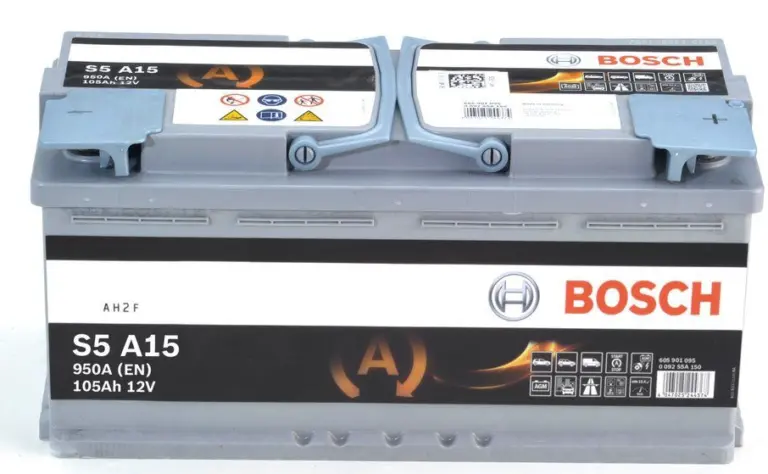 Test Bosch S5A 12V 105Ah 950A Recenze Bosch S5A 12V 105Ah 950A