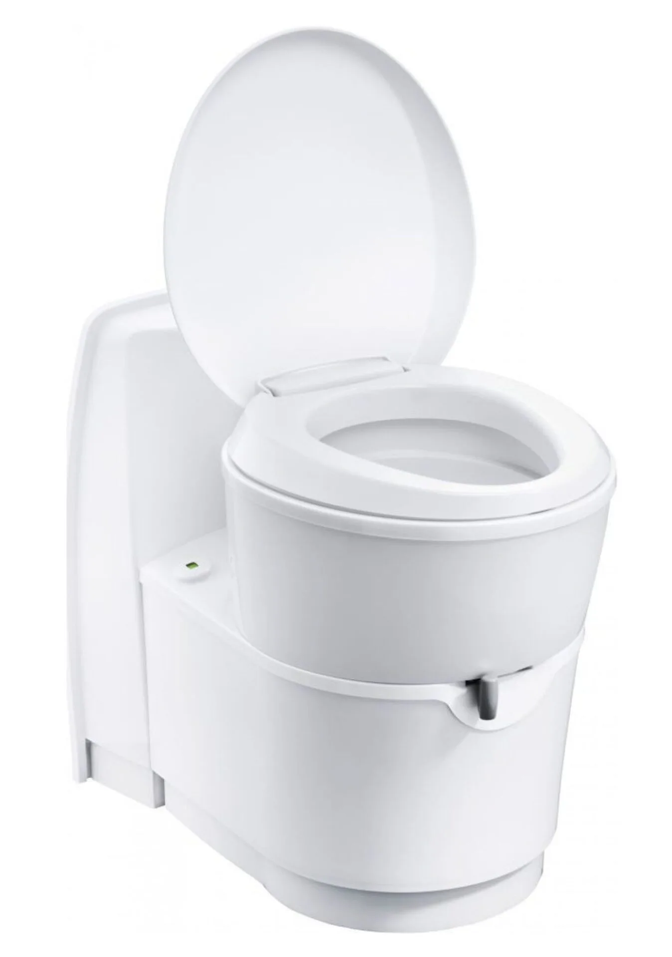 Chemické WC k pevnému zabudování Obrázek zobrazuje chemické WC k pevnému zabudování