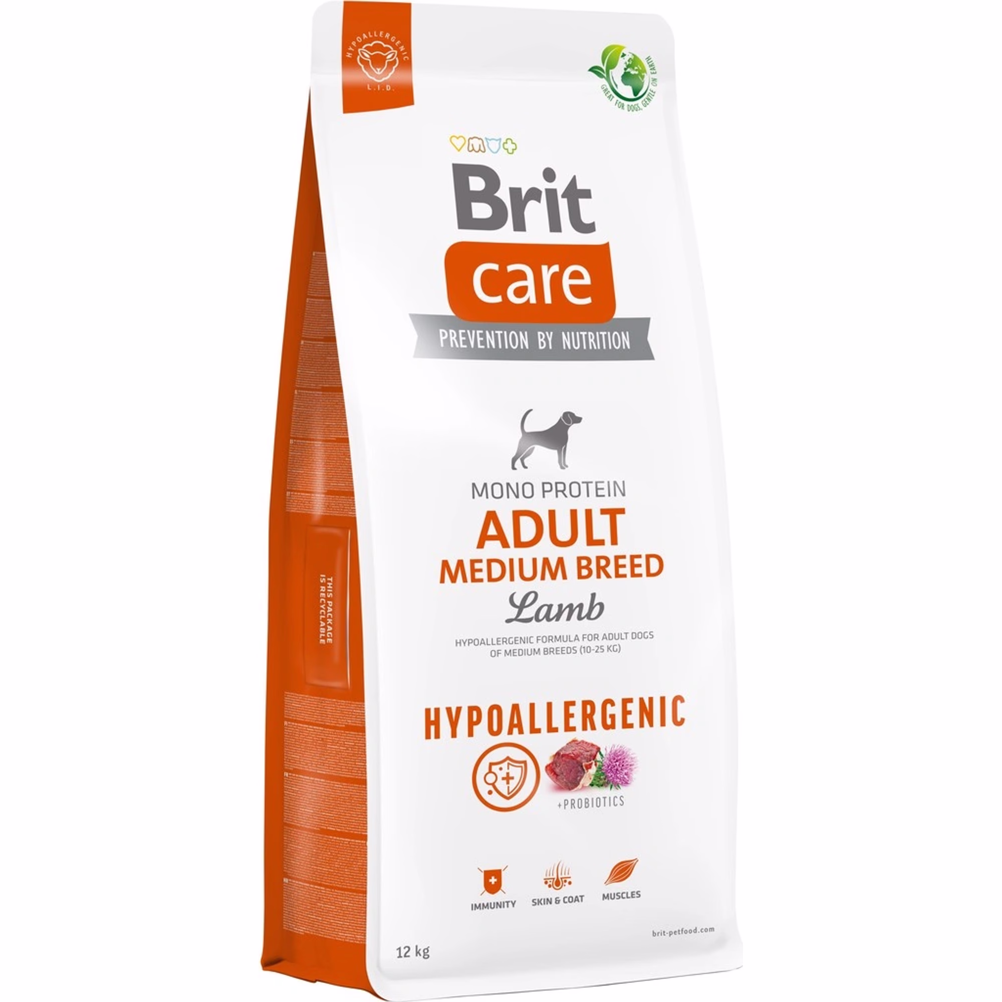 Test Brit Care Hypoallergenic Adult Medium Breed Lamb & Rice Recenze Brit Care Hypoallergenic Adult Medium Breed Lamb & Rice