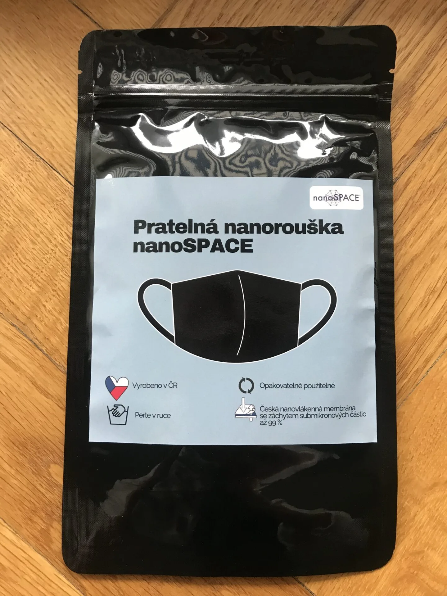 Recenze roušky nanoSPACE