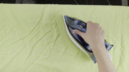 Žehlení Gif zobrazuje žehličku Gallet