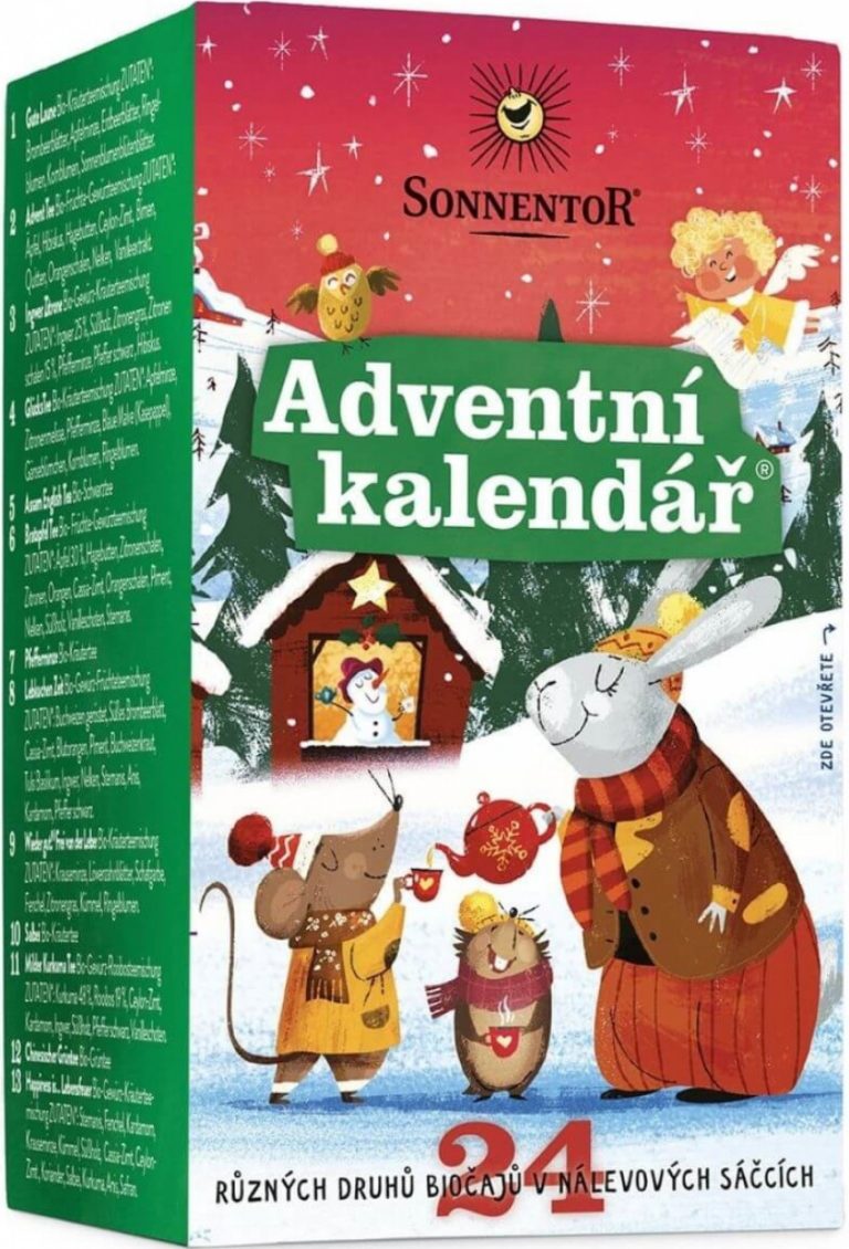 Recenze Sonnentor Adventní kalendář 24 čajů