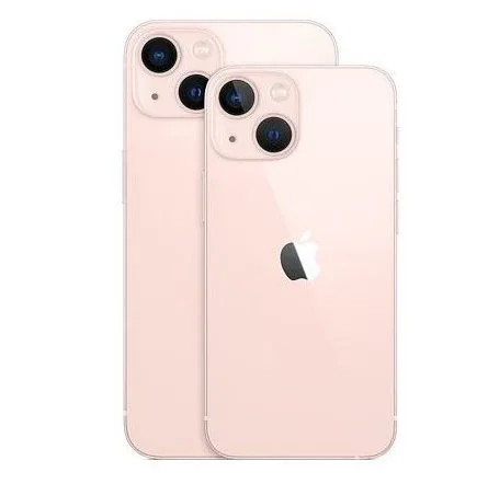 Porovnání rozměrů iPhonů 13 a 13 mini