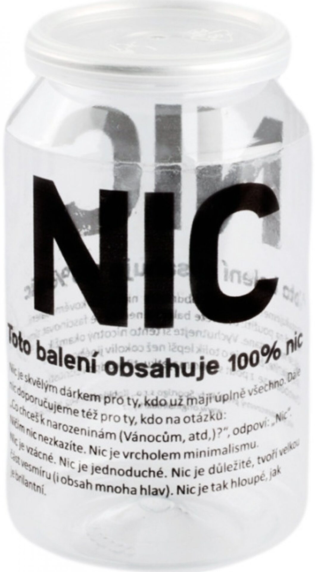 Test Nic v plechovce Recenze Nic v plechovce
