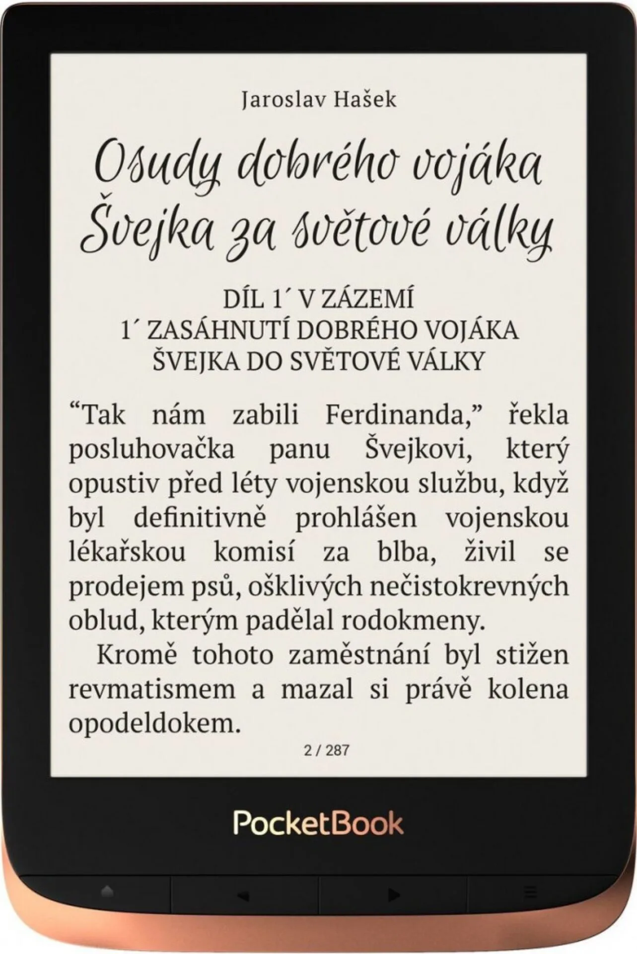 Recenze Čtečka knih