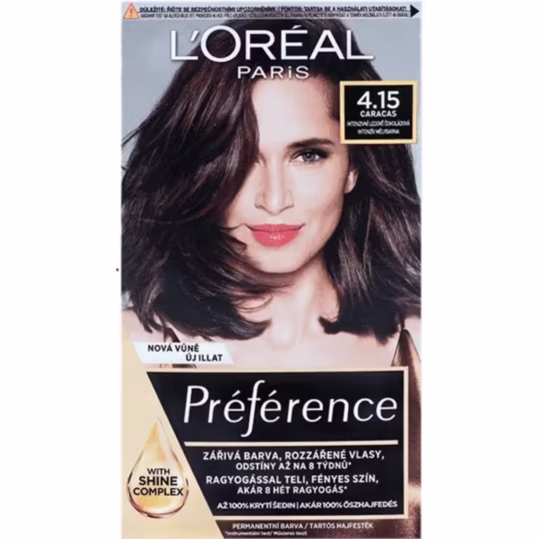Recenze L´Oréal Paris Préférence 4.15/M1 Caracas intenzivní ledově čokoládová