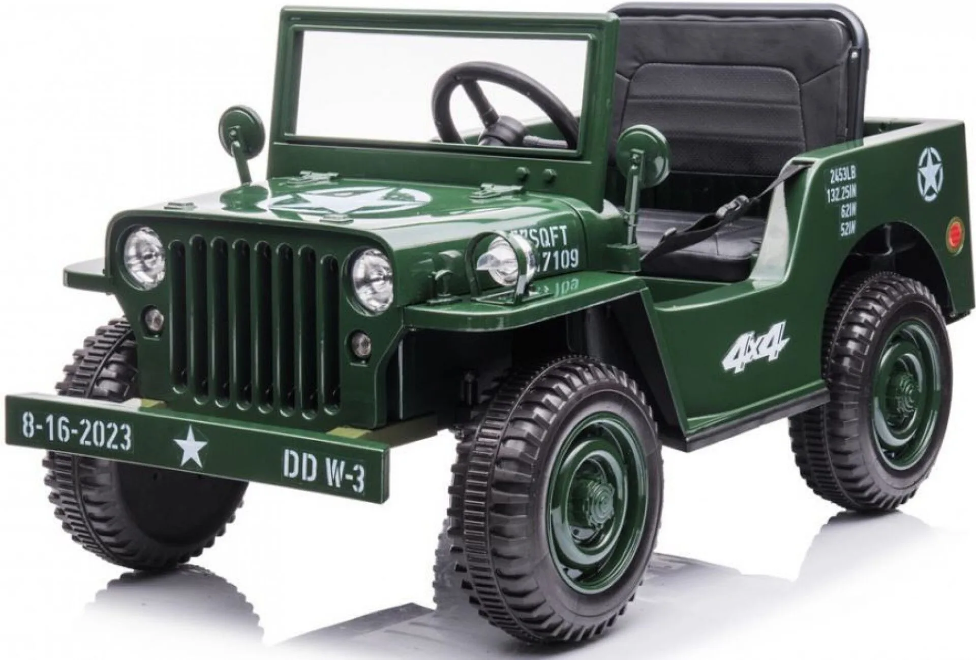 Recenze Mamido dětský elektrický vojenský jeep 4x4