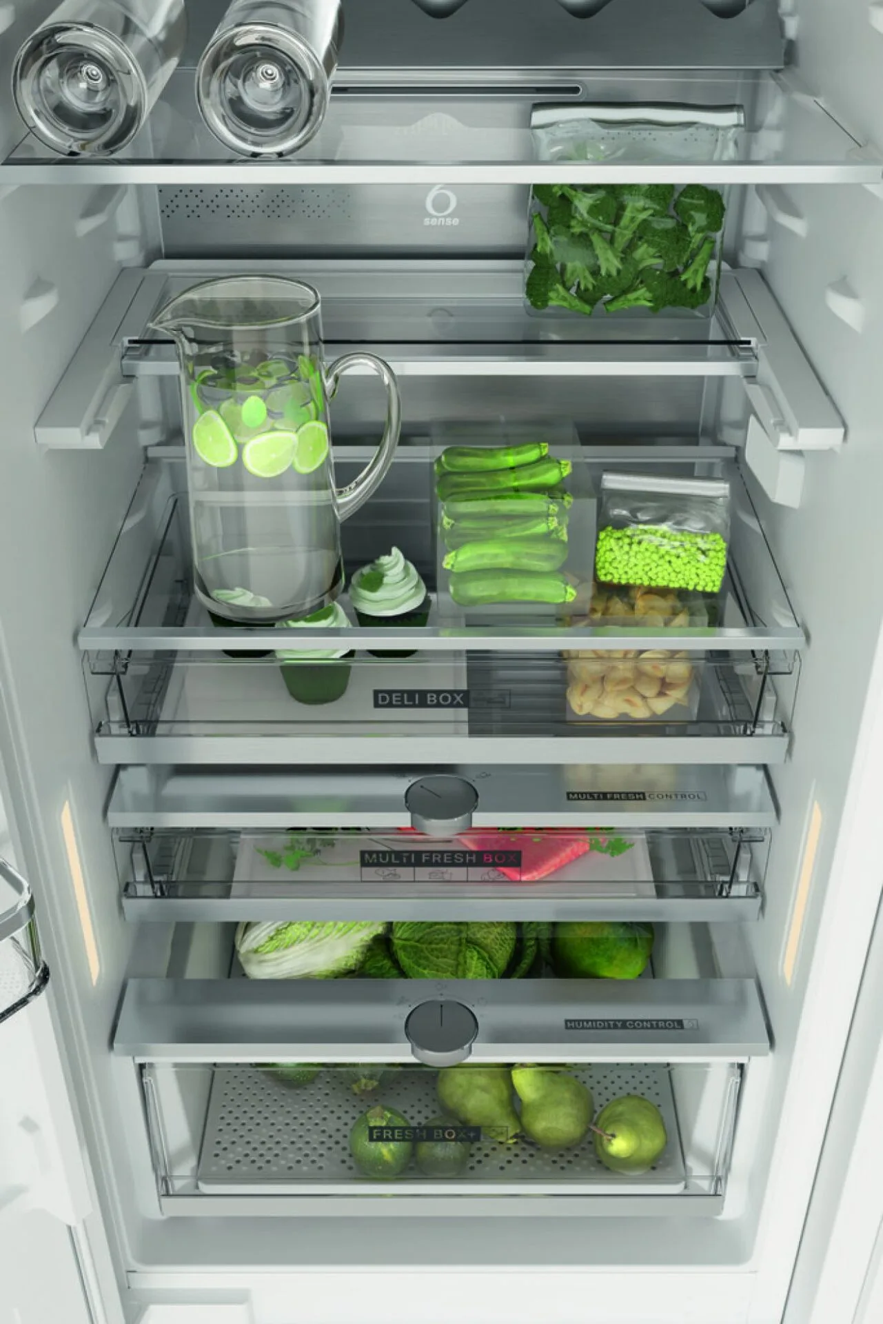 Množství polic a přihrádek jistě oceníte Množství polic a přihrádek jistě oceníte
