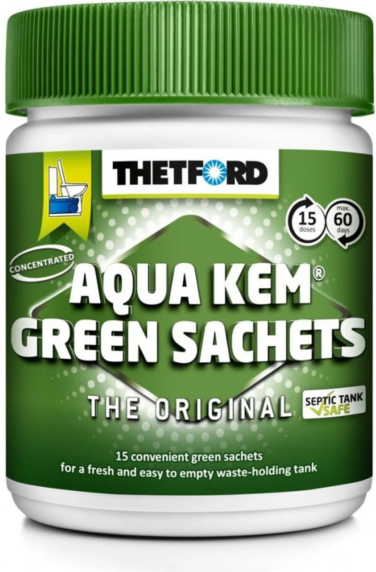Recenze Thetford Aqua Kem Green Sachets v dóze