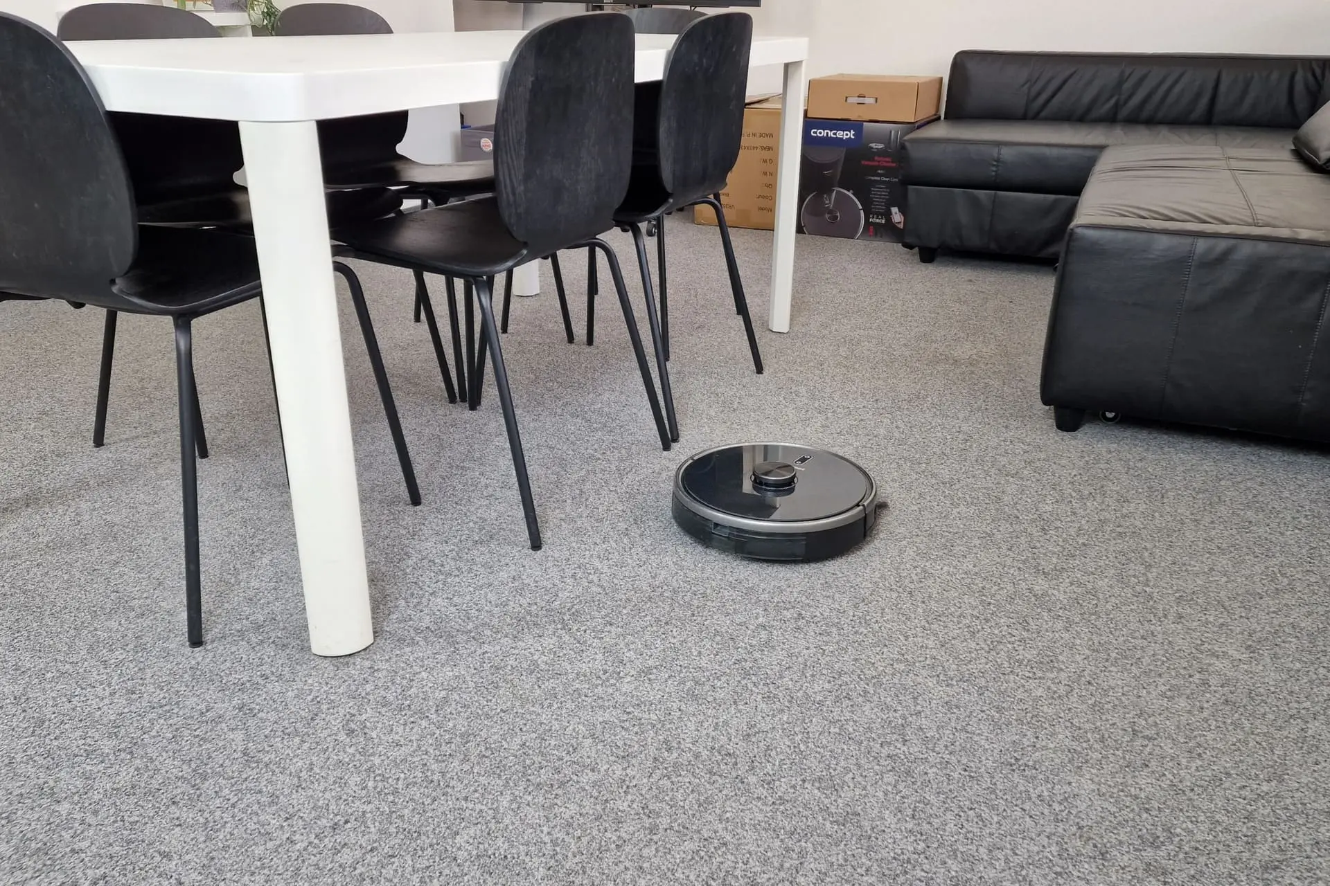Test na koberci s krátkým vlasem Obrázek zachycuje test na koberci s krátkým vlasem