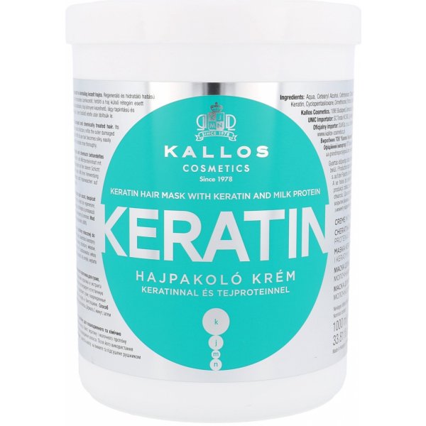 Recenze Kallos Keratin maska