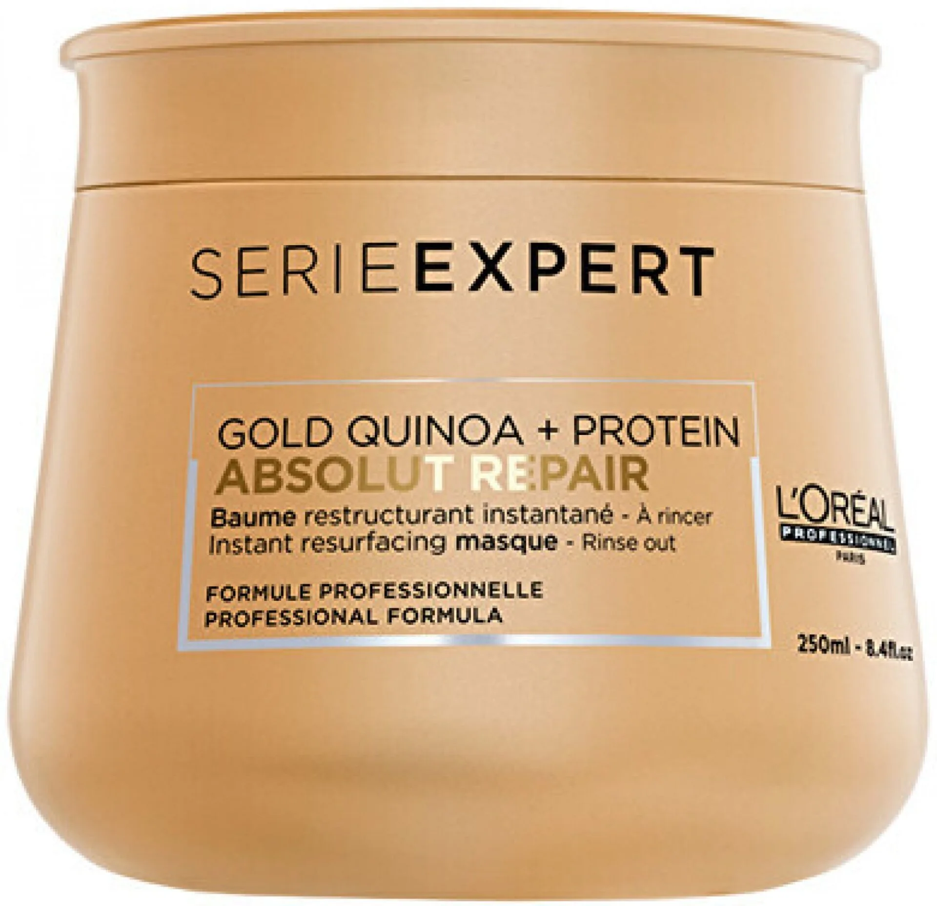 Test L’Oréal Professionnel Serie Expert Absolut Repair Gold Quinoa + Protein maska Recenze L’Oréal Professionnel Serie Expert Absolut Repair Gold Quinoa + Protein maska