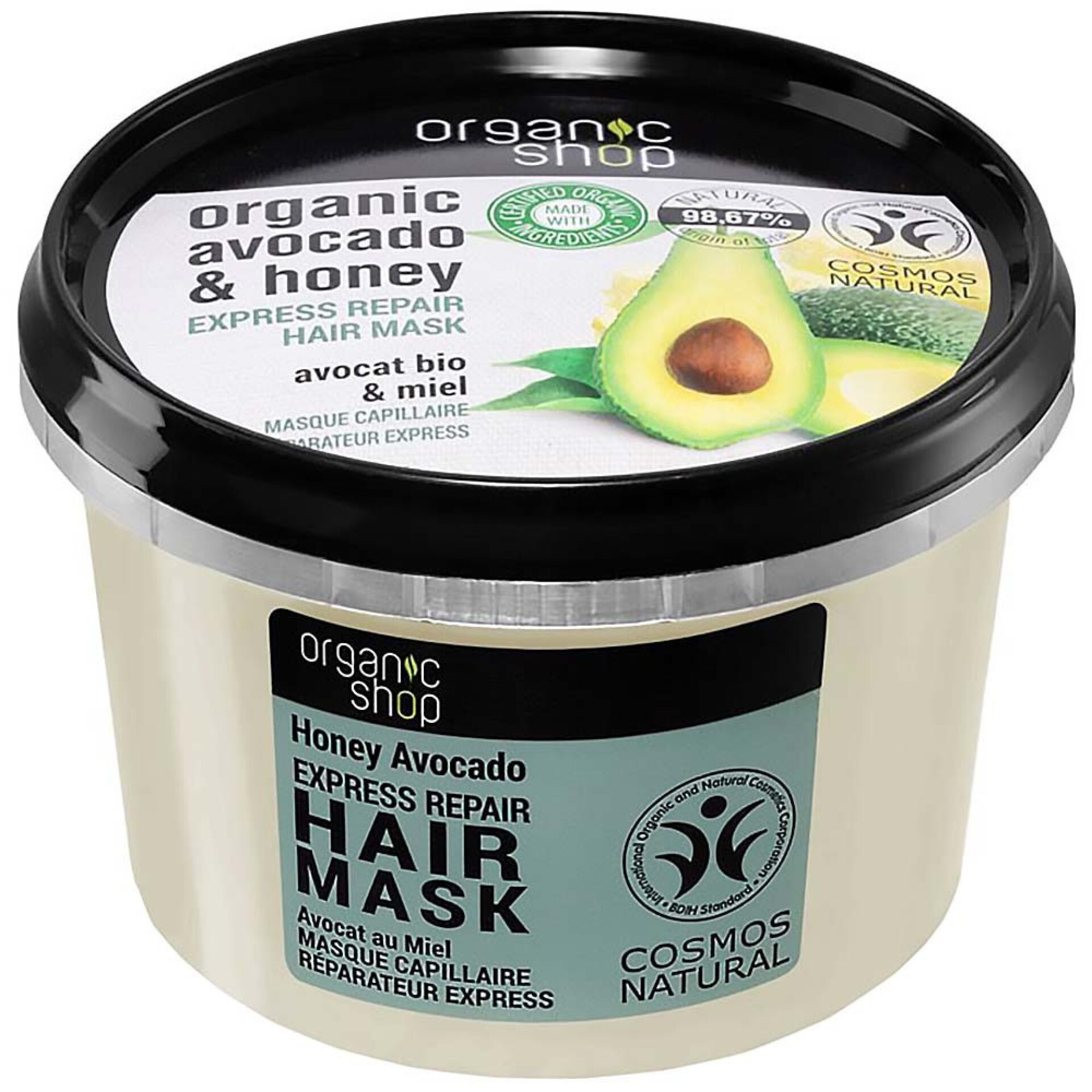 Recenze Organic Shop maska na vlasy – Avokádo a Med