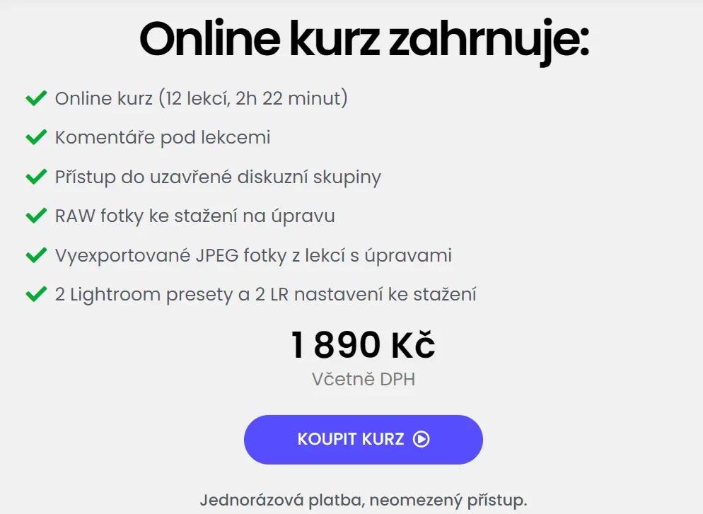 Obsah kurzu Obrázek obsahu kurzu