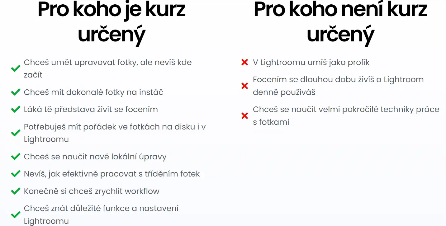 Doporučení pro zájemce Obrázek doporučení pro zájemce