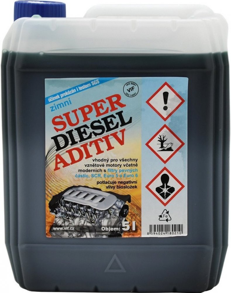 Recenze VIF Super Diesel Aditiv zimní