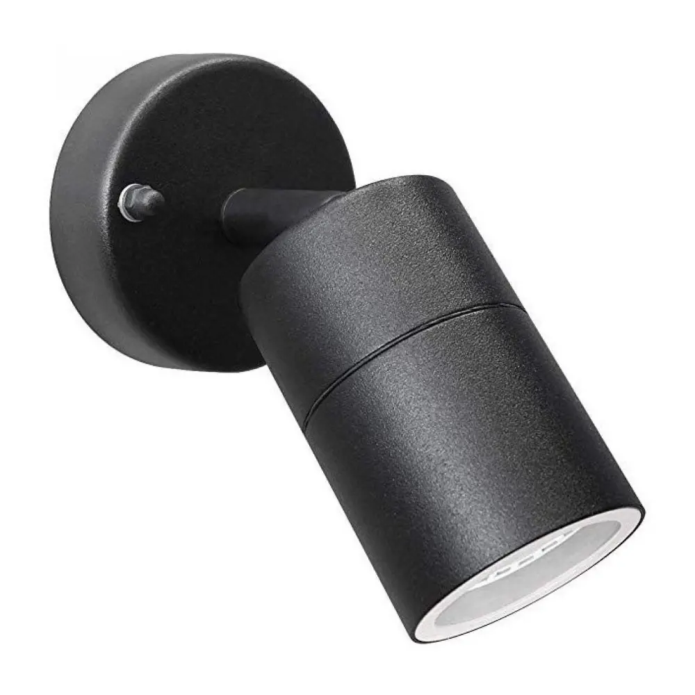 Chytré venkovní svítidlo Zde je obrázek venkovní lampy v černé barvě.