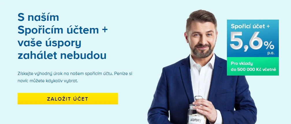 Spořící účet od Banka Creditas Spořící účet od Banka Creditas
