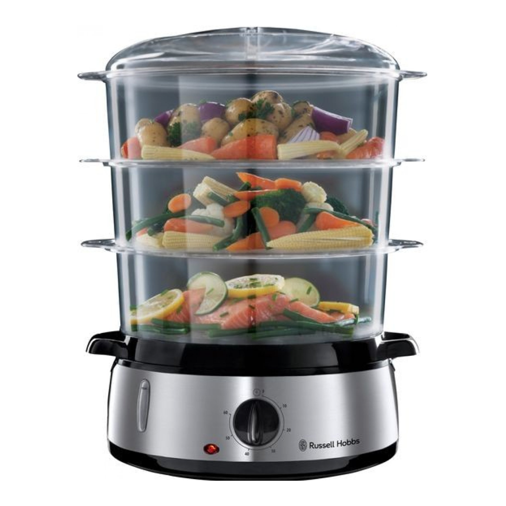 Obrázek ukazuje typický Elektrický parní hrnec