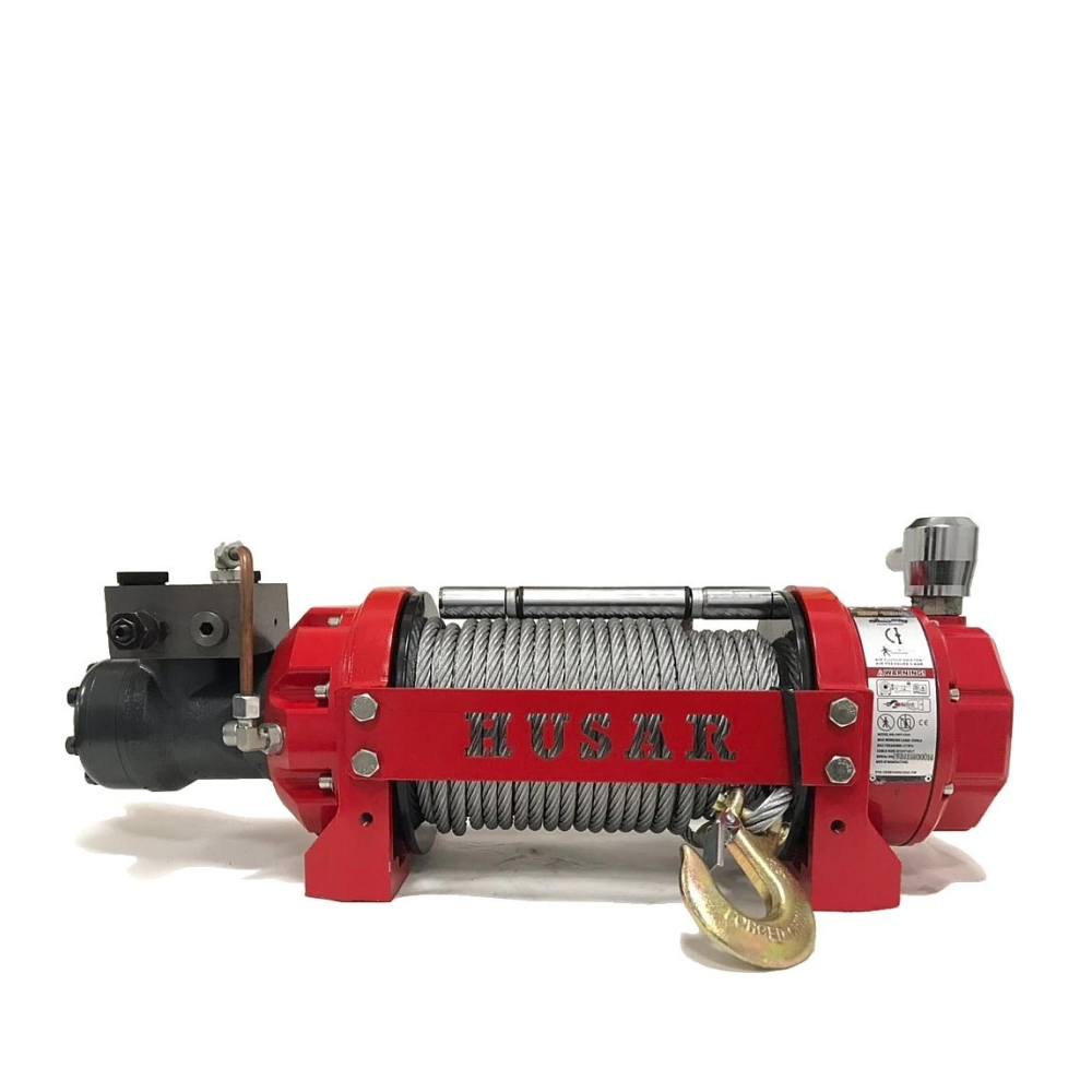 Obrázek ukazuje Hydraulický naviják