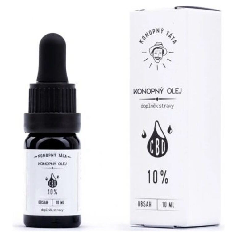 Test Konopný Táta 10% CBD olej Recenze Konopný Táta 10% CBD olej