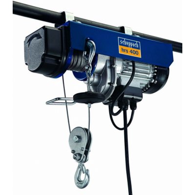Recenze Lanový elektrický naviják Scheppach HRS 400 - 780W, 400kg max.