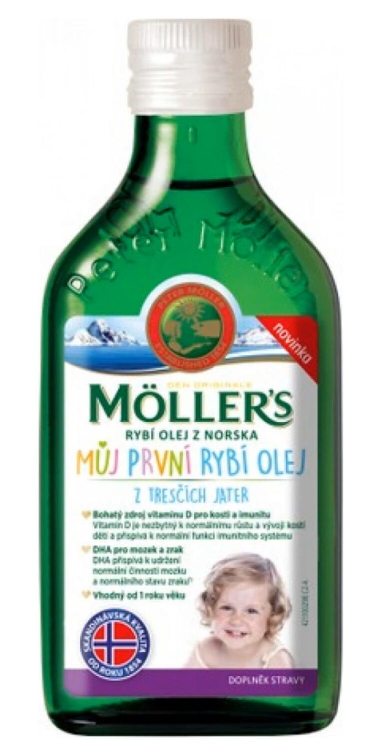 Recenze Moller’s Omega 3 Můj první rybí olej