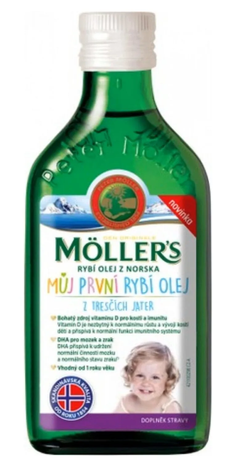 Test Moller’s Omega 3 Můj první rybí olej Recenze Moller’s Omega 3 Můj první rybí olej