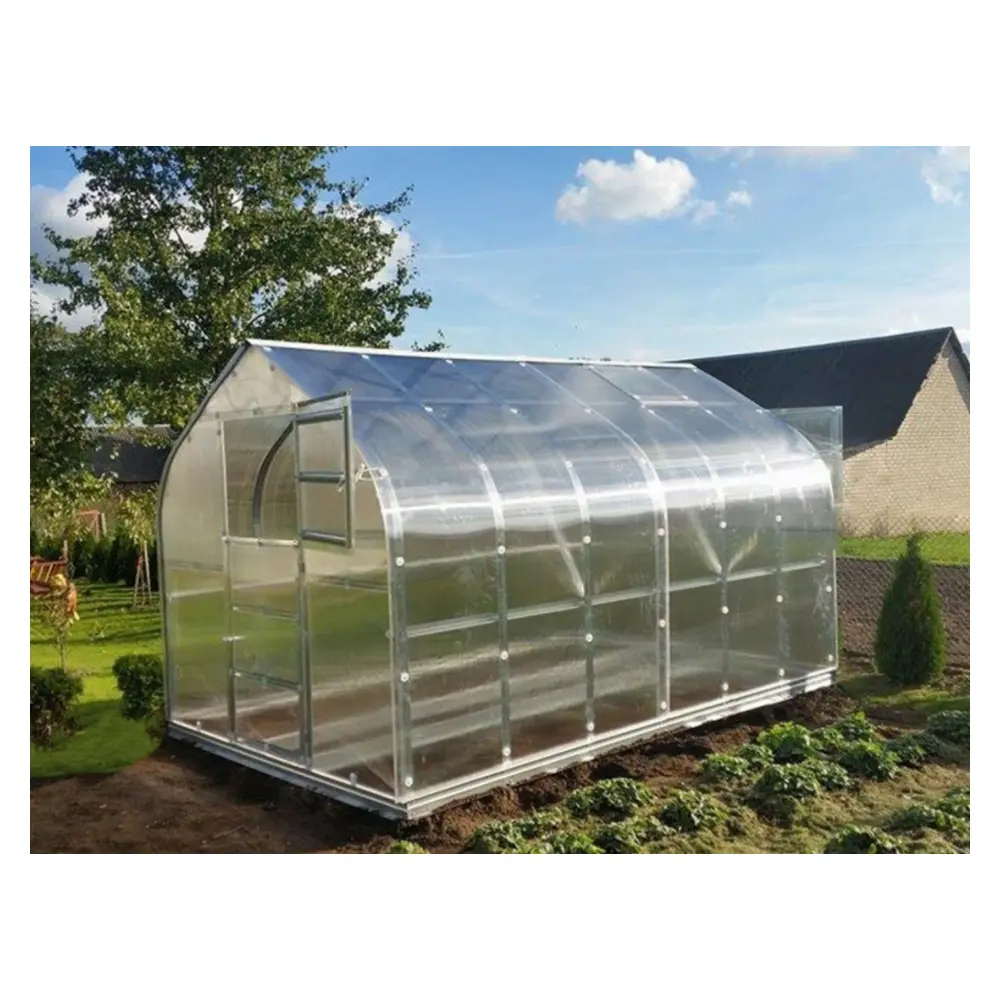 Skleník Gutta Gardentec Standard PROFI – pohled ze zadní strany