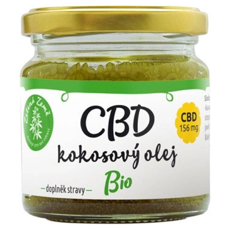 Test Zelená Země CBD kokosový olej Recenze Zelená Země CBD kokosový olej