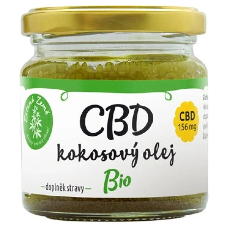 Test Zelená Země CBD kokosový olej Recenze Zelená Země CBD kokosový olej