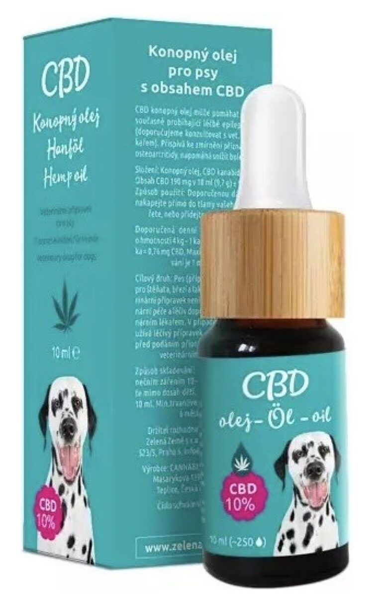 Test Zelená Země CBD olej pro zvířata 10% Recenze Zelená Země CBD olej pro zvířata 10%