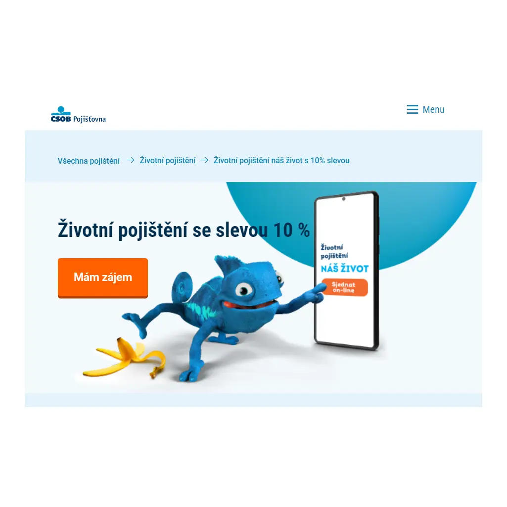 Životní pojištění od ČSOB Životní pojištění od ČSOB