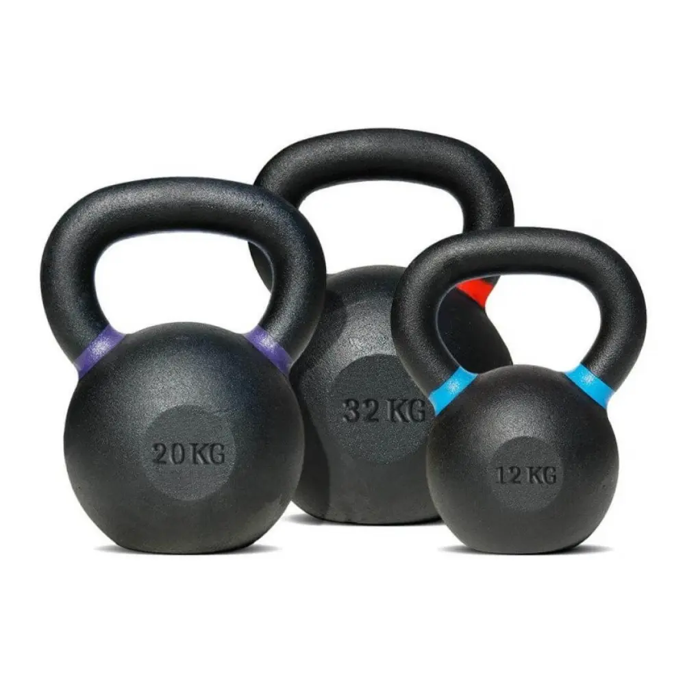 Kettlebelly Na obrázku je vyobrazena kettlebell činka