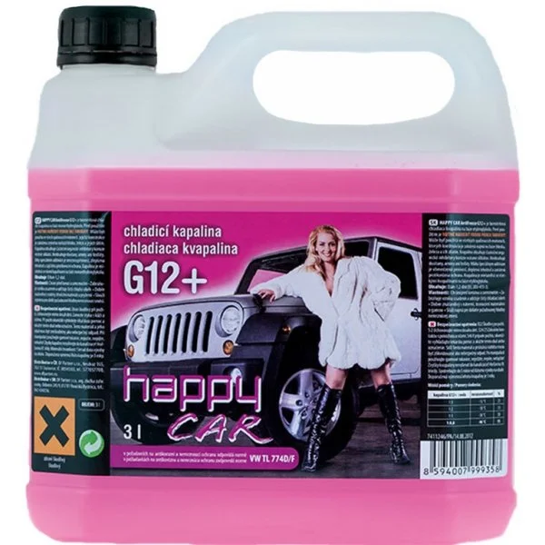 Recenze Happy Car Antifreeze G12+ 3&nbsp;l