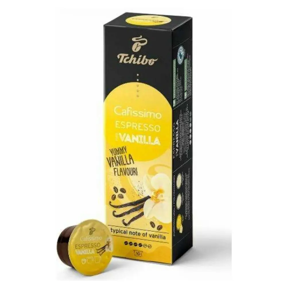 Tchibo Cafissimo Espresso Vanilla Obrázek kapslí Tchibo Cafissimo Espresso Vanilla