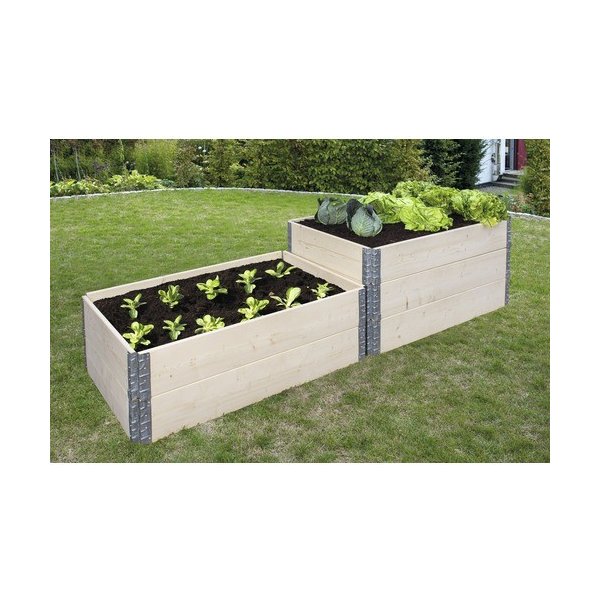 Recenze Risesnu 78531 Vyvýšený záhon 120&nbsp;x 80&nbsp;x 20&nbsp;cm dřevěný