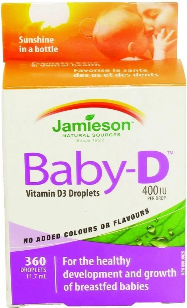 Recenze Jamieson Baby-D Vitamín D3&nbsp;400&nbsp;IU kapky 11,7&nbsp;ml