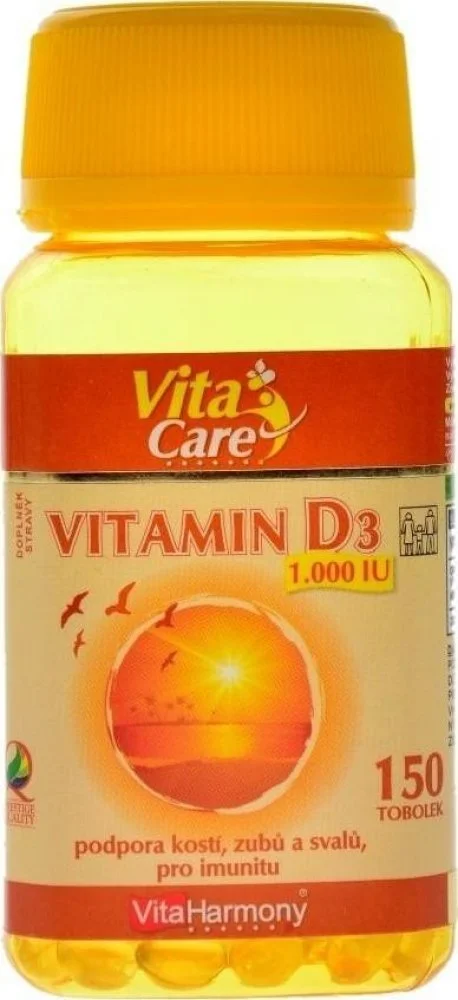 Recenze Vitaharmony Vitamin D3&nbsp;150 kapslí